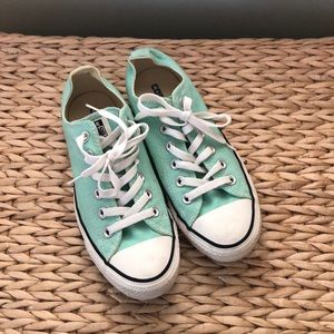 Converse Mint/ Light Blue All Stars size 7